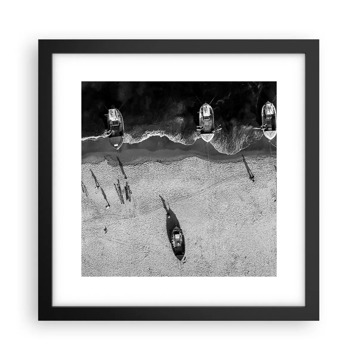 Poster in cornice nera - Ancora sulla riva... - 30x30 cm