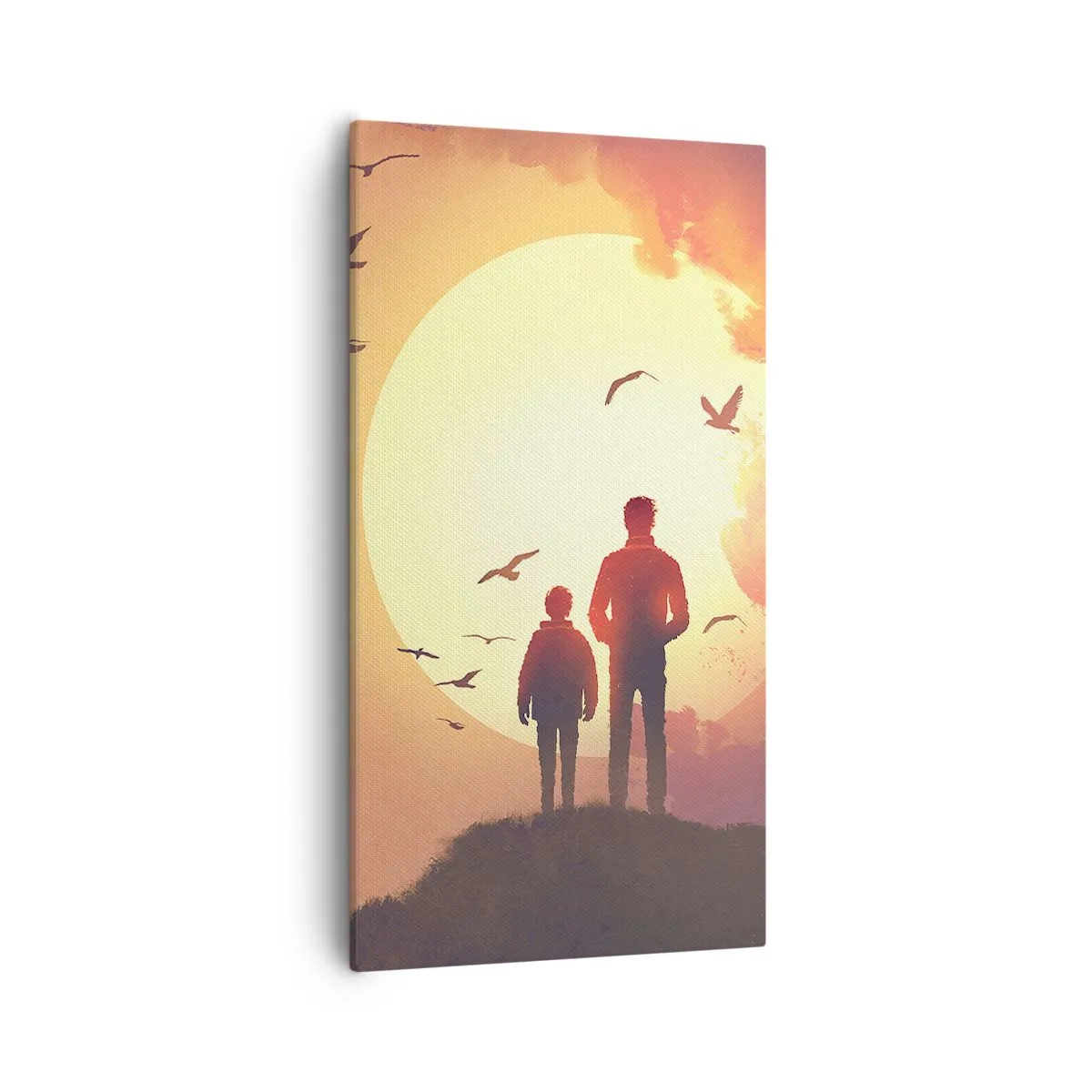 Quadro su tela - Stampe su Tela - Faccia a faccia con il sole - 55x100 cm