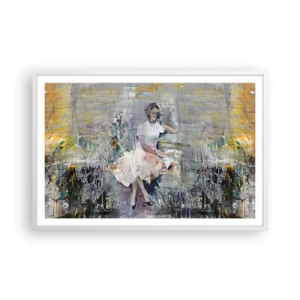 Poster in cornice bianca - Classica e moderna - 91x61 cm