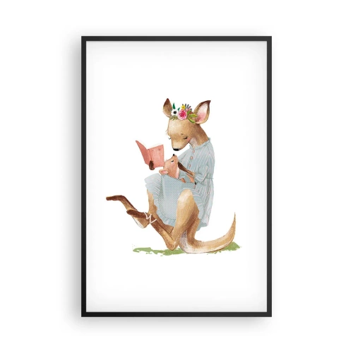 Poster in cornice nera - Mamma, leggimi - 61x91 cm