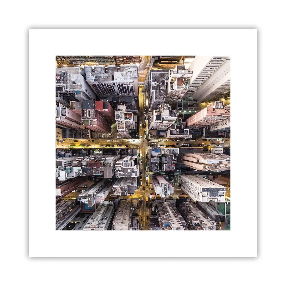 Poster - Saluti da Hong Kong - 30x30 cm