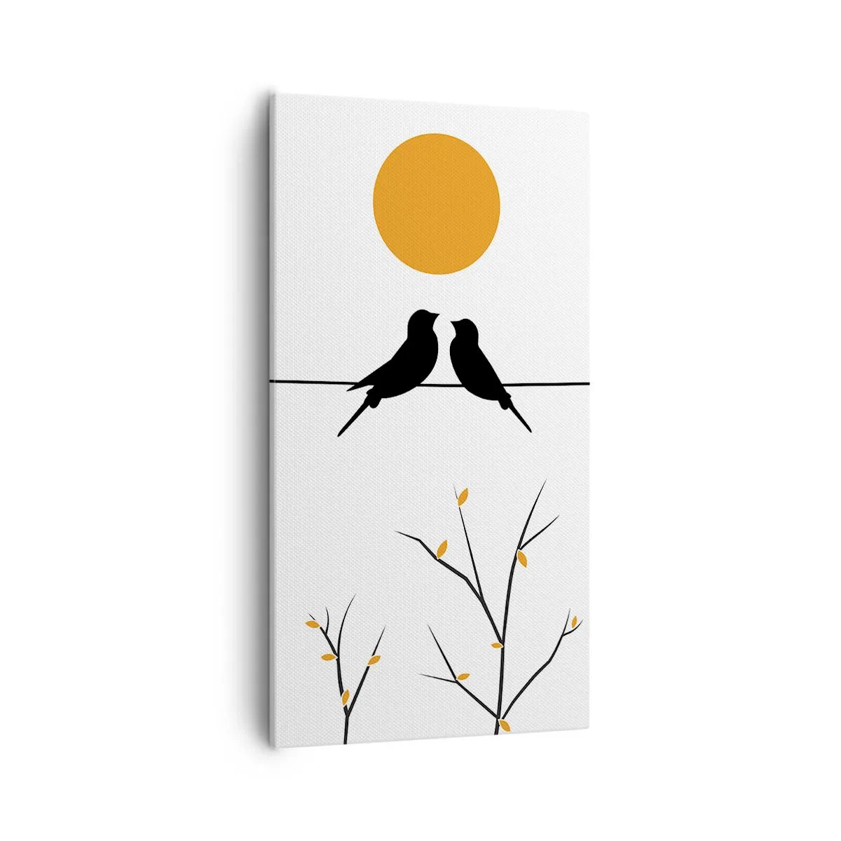 Quadro su tela - Stampe su Tela - Sera da usignoli - 55x100 cm