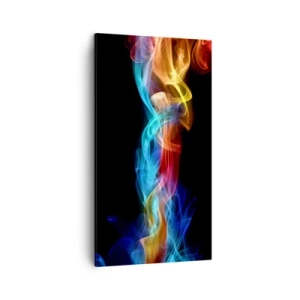 Quadro su tela - Stampe su Tela - La danza arcobaleno delle nebbie - 45x80 cm