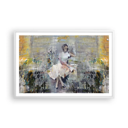 Poster in cornice bianca - Classica e moderna - 91x61 cm