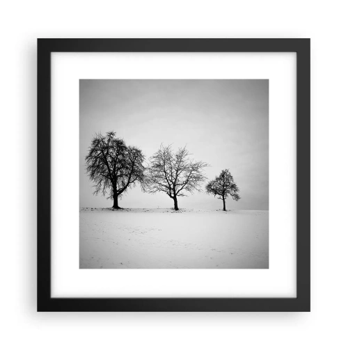 Poster in cornice nera - Cosa sognano? - 30x30 cm