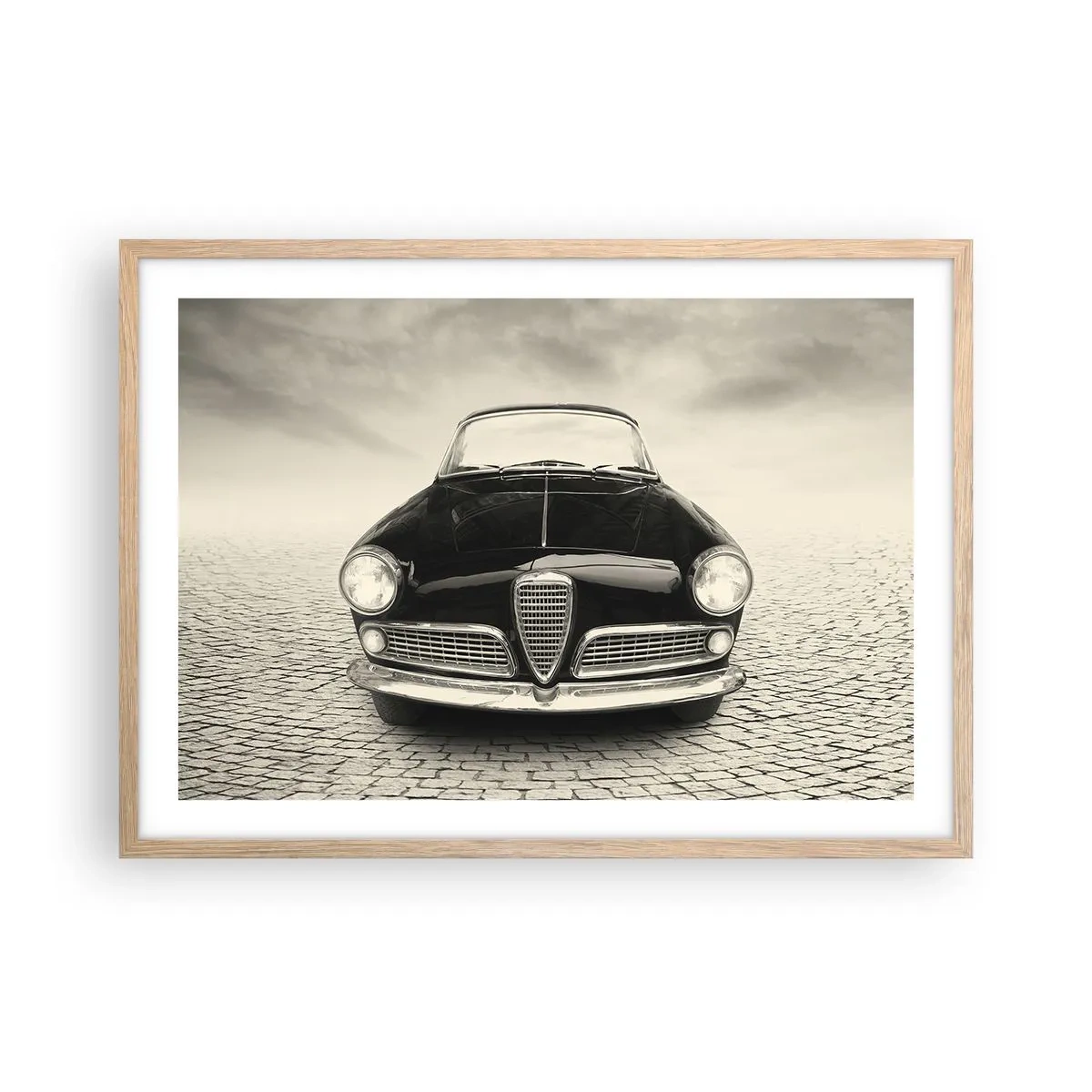 Poster in cornice rovere chiaro - Come non amarmi? - 70x50 cm