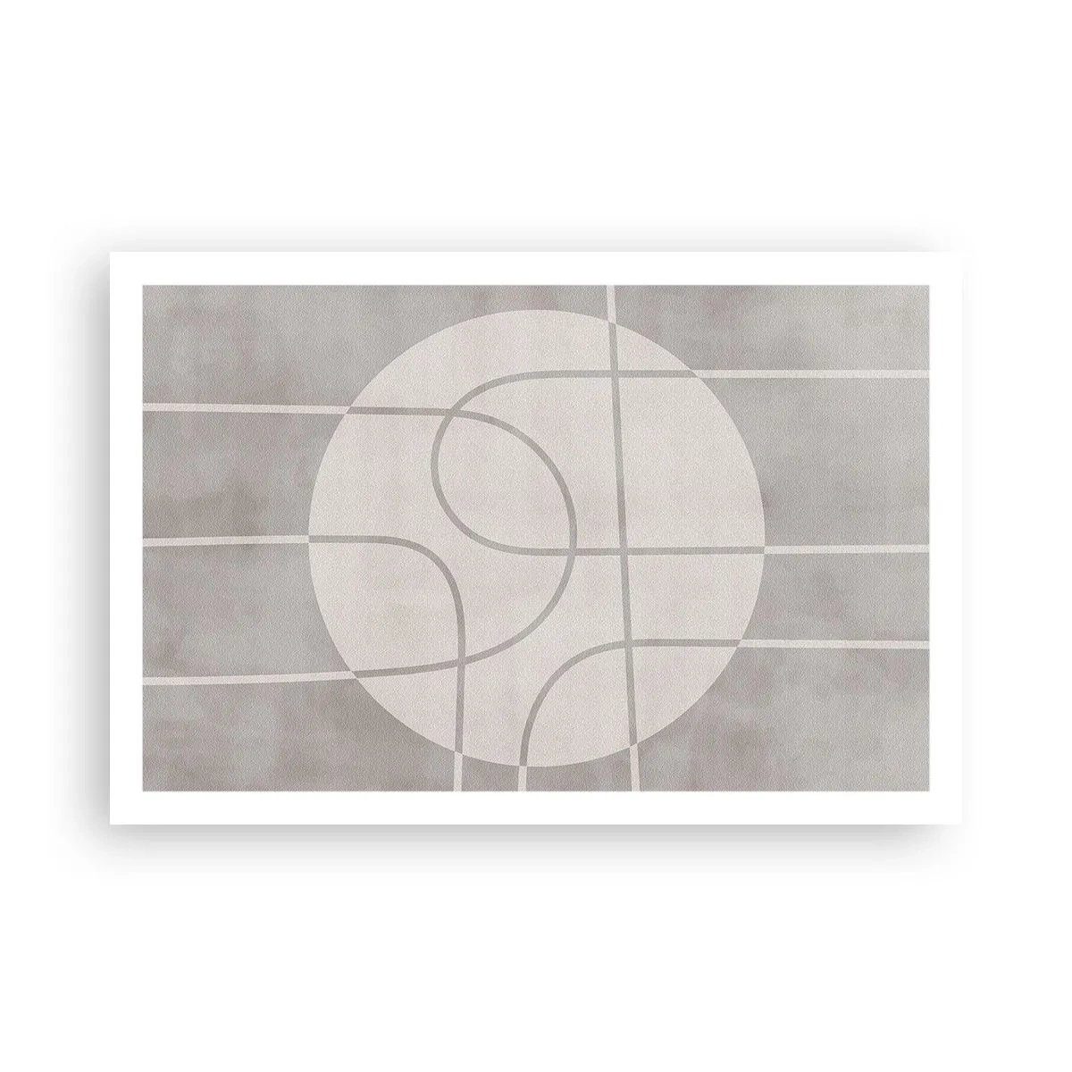 Poster - Tondo e dritto - 91x61 cm