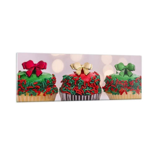 Quadro su vetro - Dolci a volontà - 90x30 cm