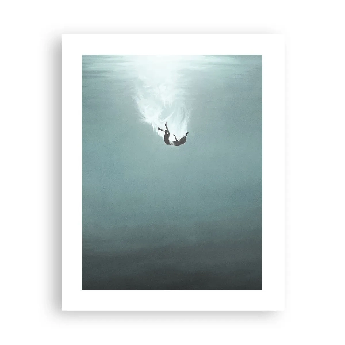 Poster - Nell'abbraccio dell'oceano - 40x50 cm
