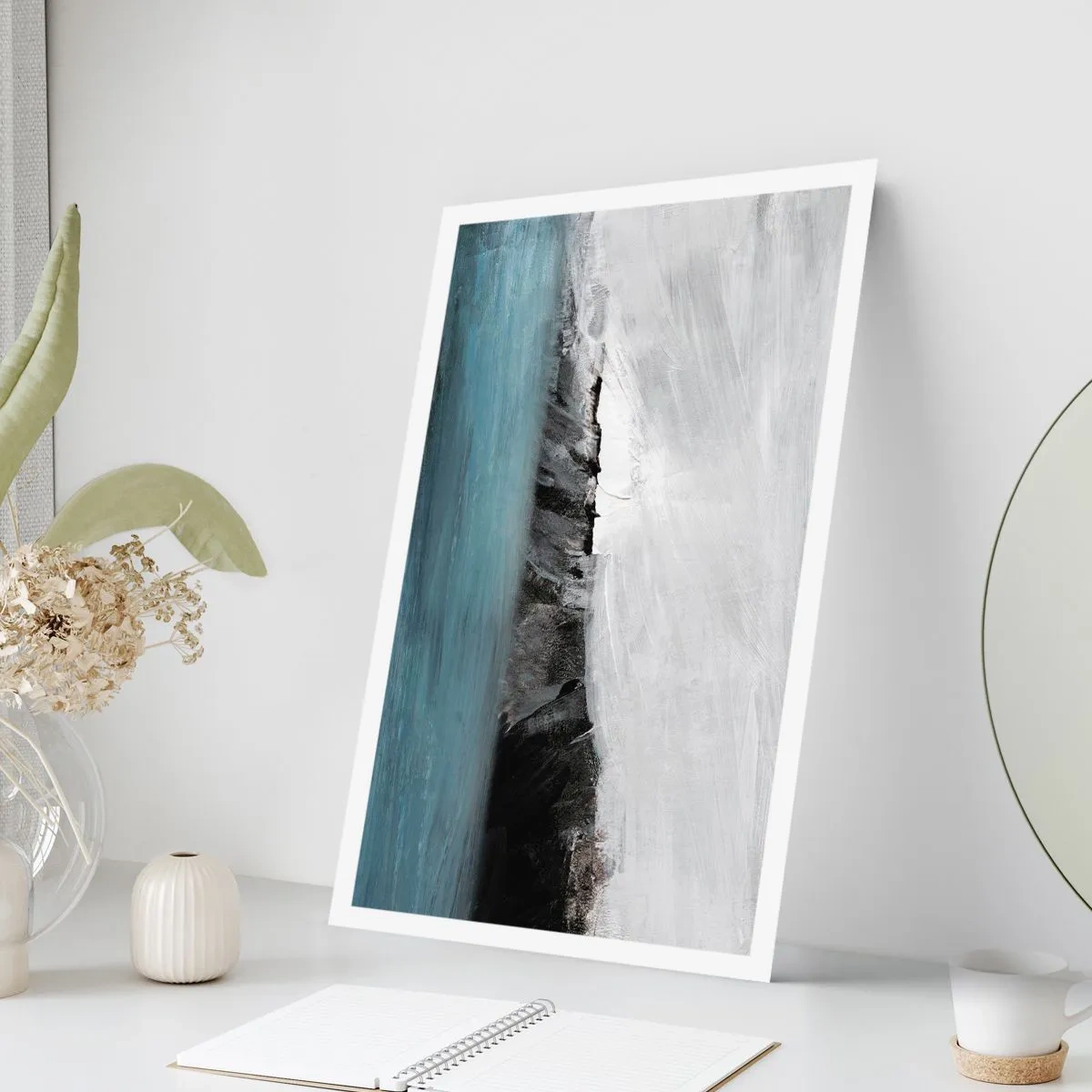 Poster - Acqua-terra: lo scontro degli elementi - 70x100 cm