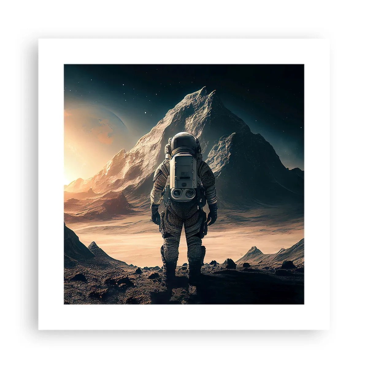 Poster - Nuova sfida - 40x40 cm