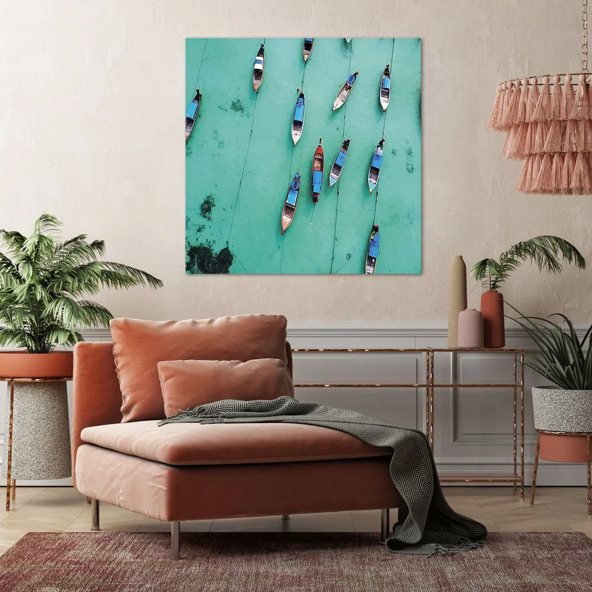 Quadro su tela - Stampe su Tela - In gioiosa attesa - 70x70 cm