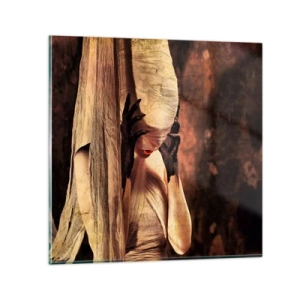 Quadro su vetro - Tra il bene e il male - 30x30 cm