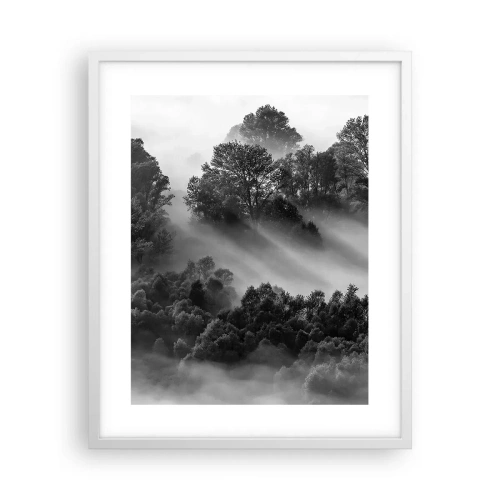 Poster in cornice bianca - Risveglio dal sonno - 40x50 cm