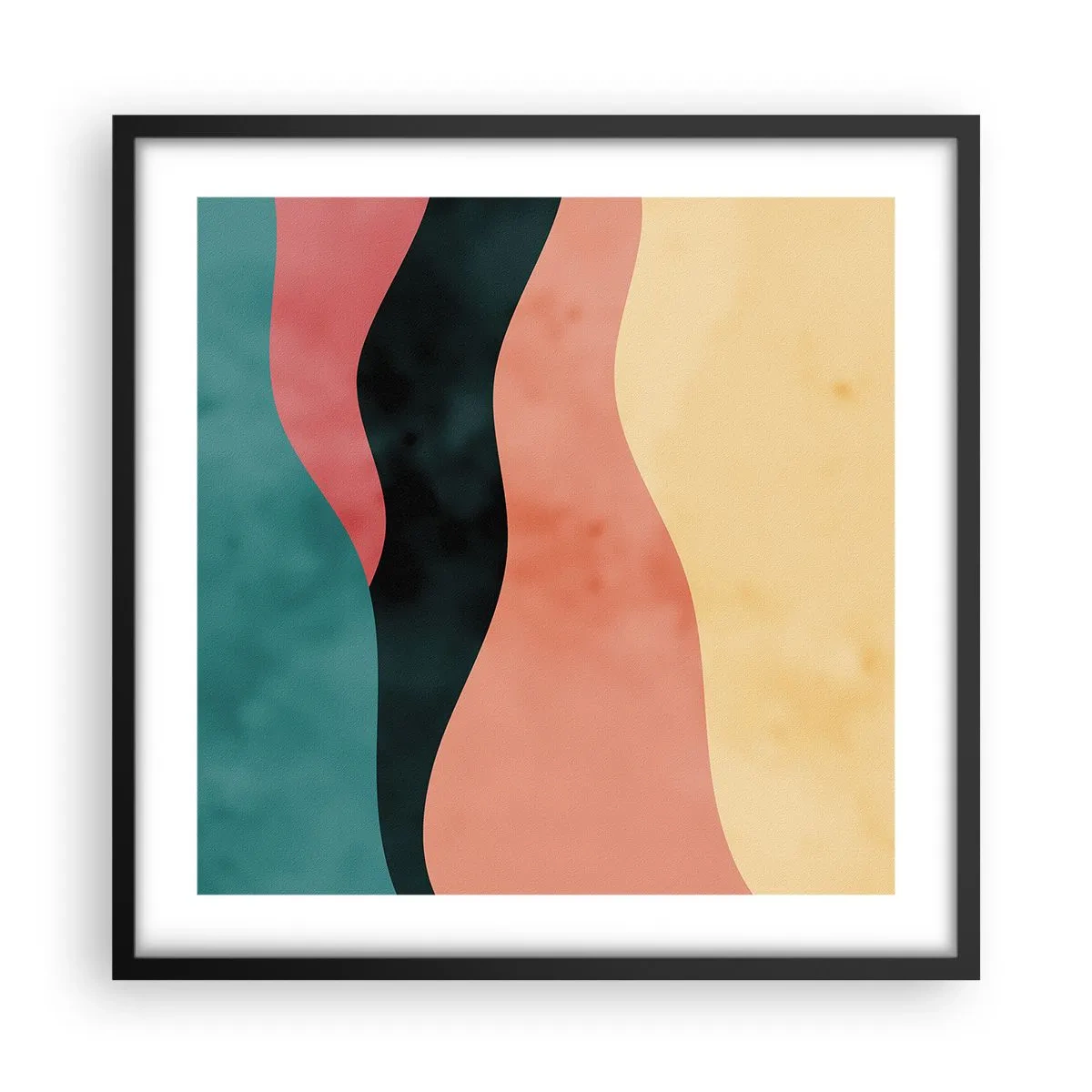 Poster in cornice nera - Difformità conforme - 50x50 cm