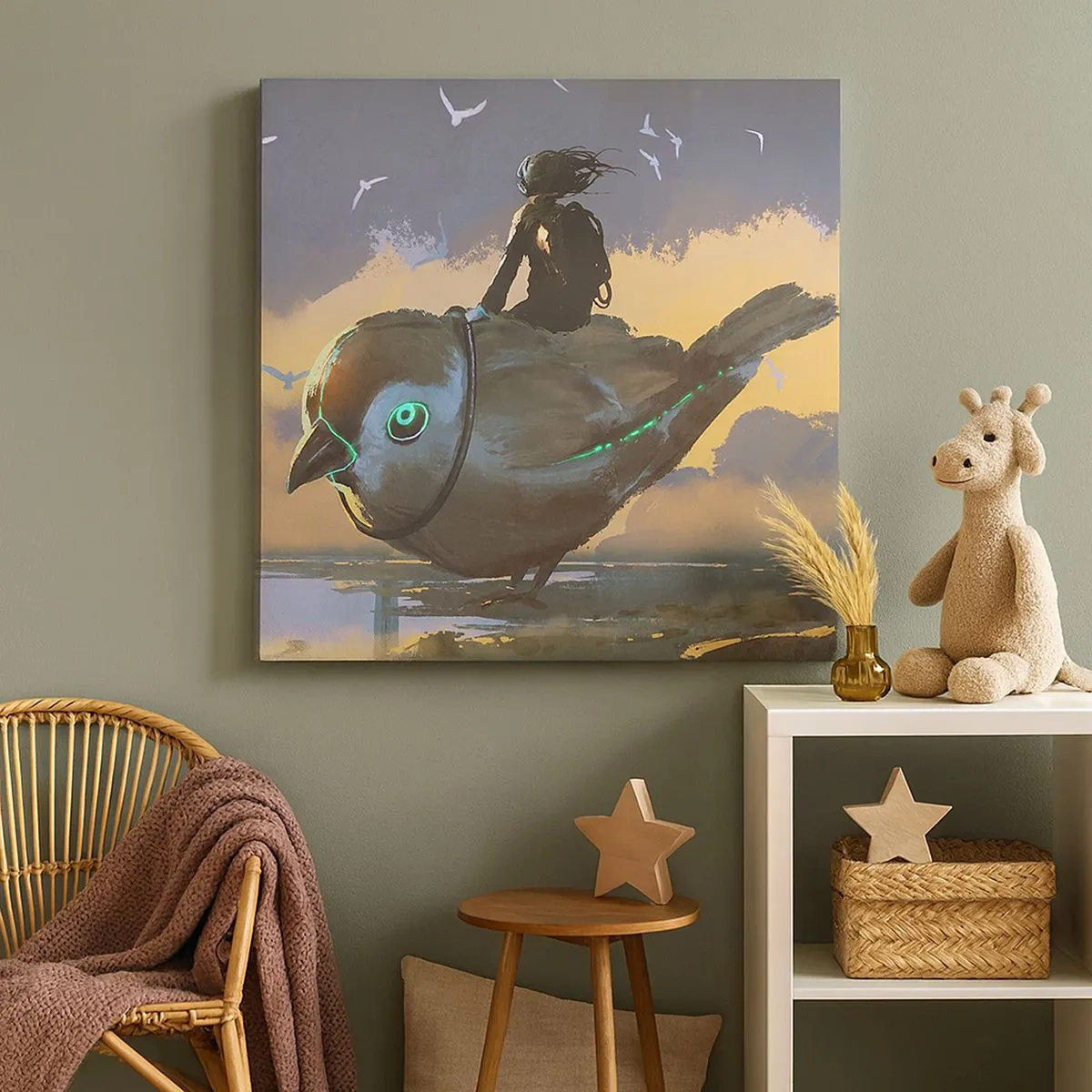 Quadro su tela - Stampe su Tela - La sosta di un viaggio fantastico - 30x30 cm