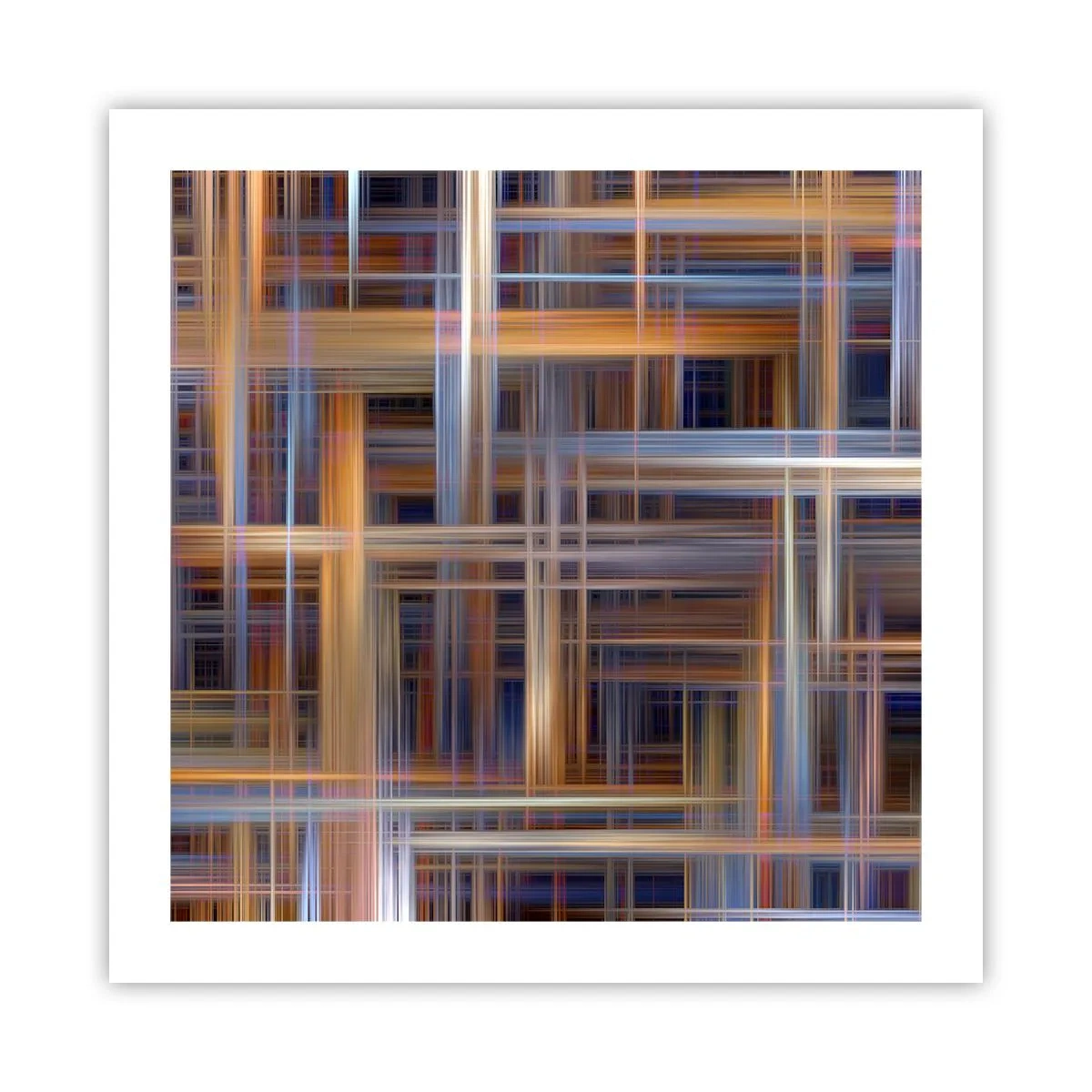 Poster - Tessute con la luce - 50x50 cm