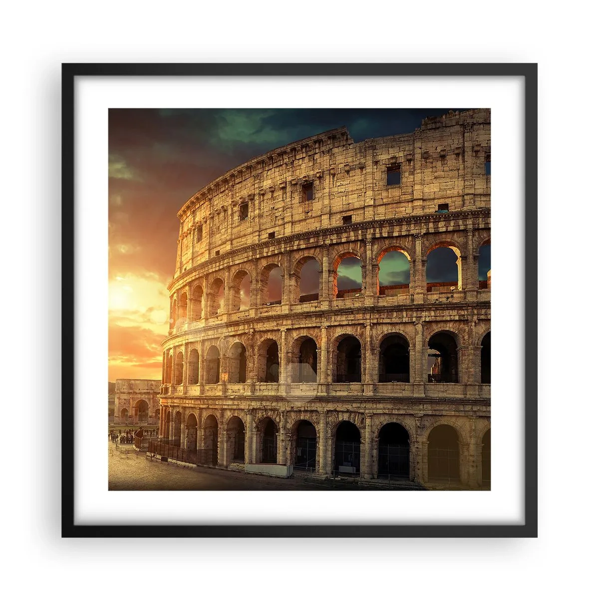 Poster in cornice nera - Impressione colossale - 50x50 cm