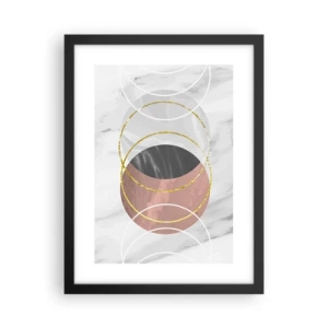 Poster in cornice nera - La musica delle sfere - 30x40 cm