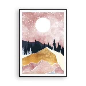 Poster in cornice nera - Guardiano notturno - 70x100 cm