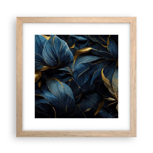 Poster in cornice rovere chiaro - Foderati d'oro - 30x30 cm