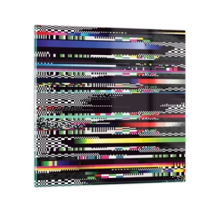 Quadro su vetro - Immagine di prova della realtà - 70x70 cm