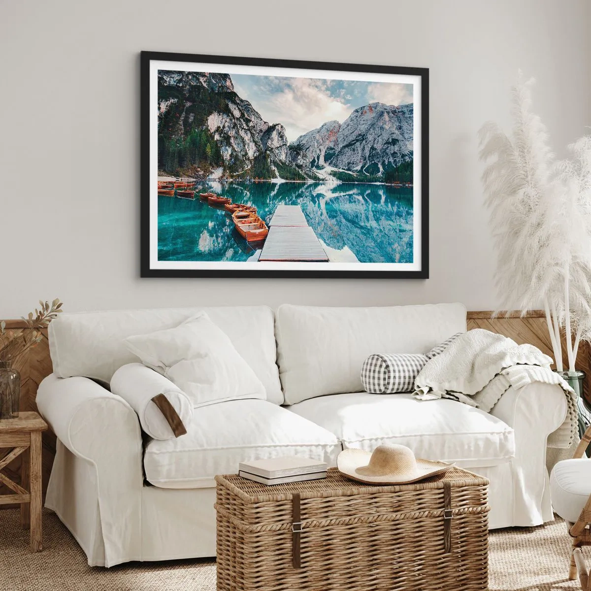 Poster in cornice nera - Ti mostriamo la bellezza - 91x61 cm