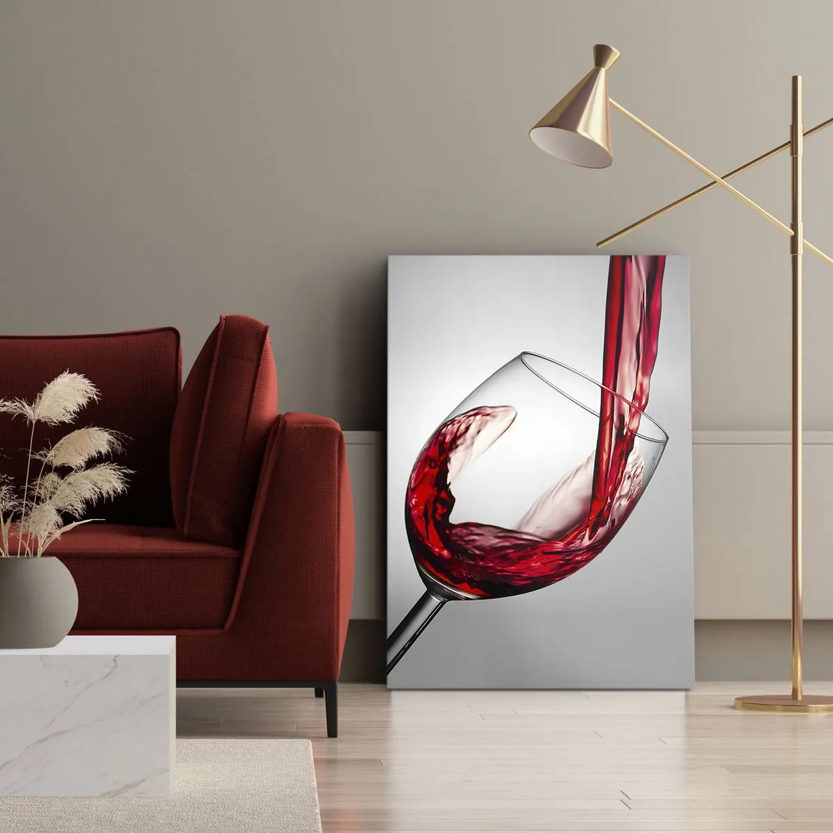 Quadro su tela - Stampe su Tela - Colore - movimento - suono - 45x80 cm