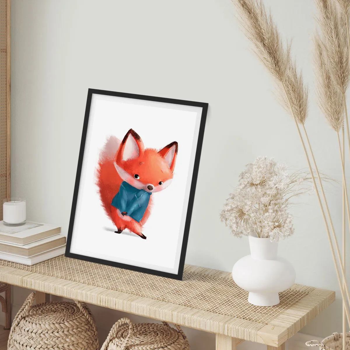 Poster in cornice nera - Ci sto bene? - 30x40 cm