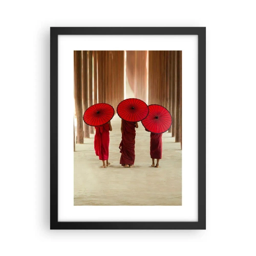 Poster in cornice nera - In cammino verso la Terra Pura - 30x40 cm