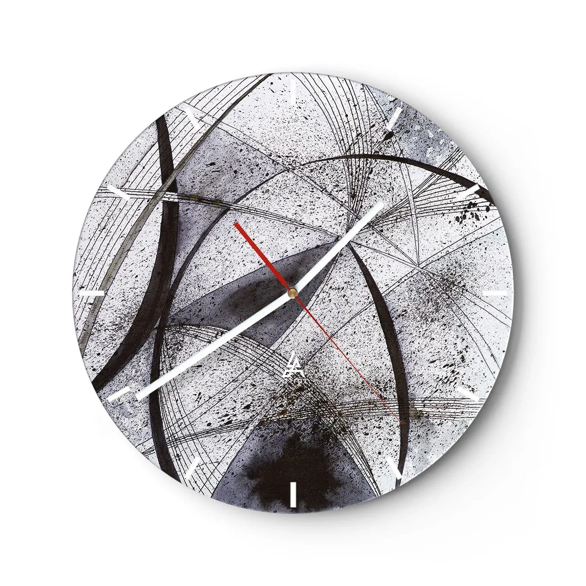 Orologio da parete - Orologio in Vetro - Fantasia futuristica - 40x40 cm