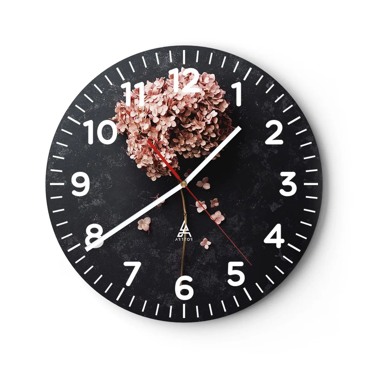 Orologio da parete - Orologio in Vetro - Un vero segno romantico - 30x30 cm