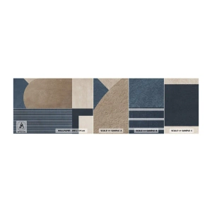 Campione Di Fotomurale Standard Eco - Composizione di semplicità e rotondità - Minimalismo, Astrazione, Pezzo - 100x30 cm