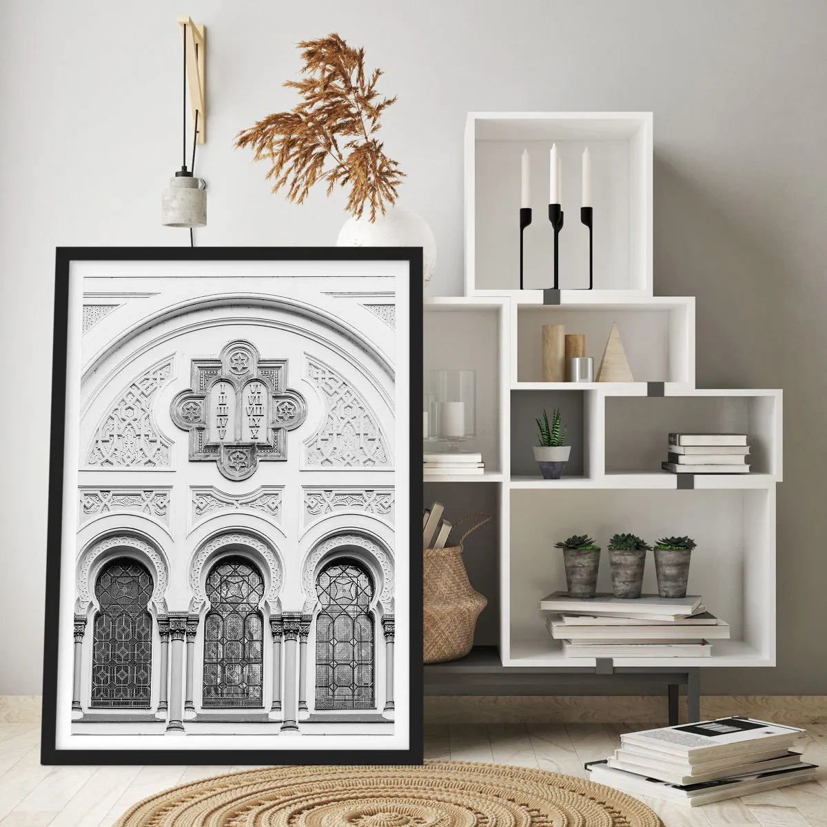 Poster in cornice nera - Al confine delle culture - 40x50 cm