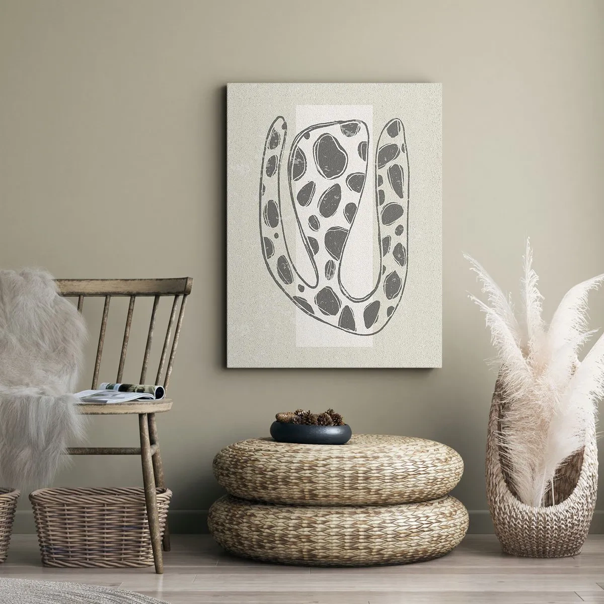 Quadro su tela - Stampe su Tela - Creatura stranissima - 65x120 cm