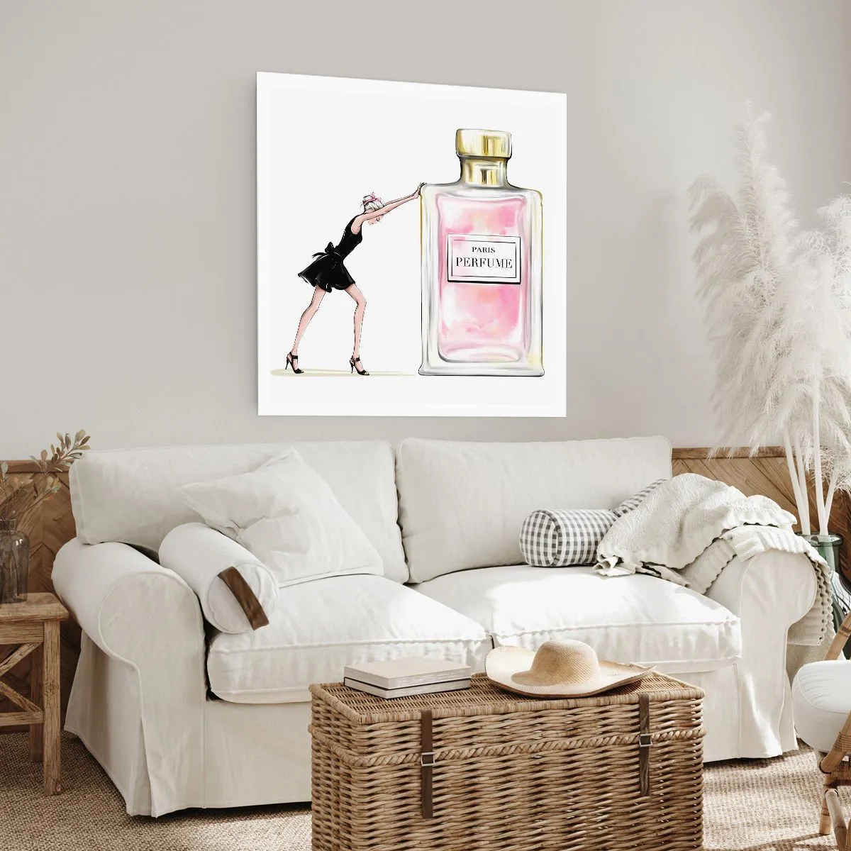 Poster - L'essenza della femminilità - 60x60 cm