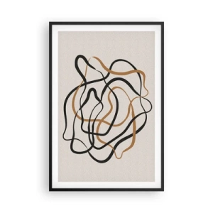 Poster in cornice nera - Tutto è andato storto - 61x91 cm