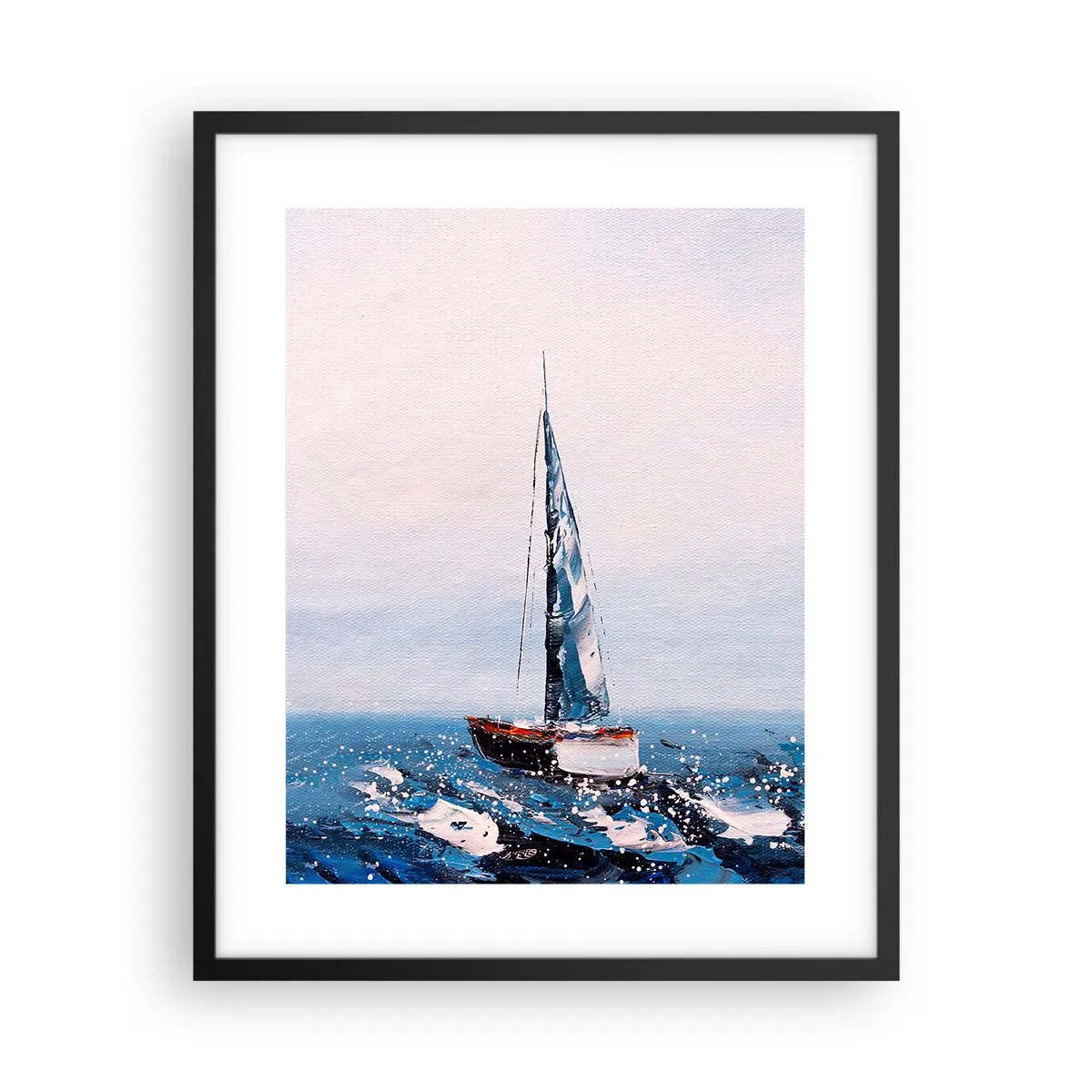 Poster in cornice nera - Fratellanza nel vento - 40x50 cm