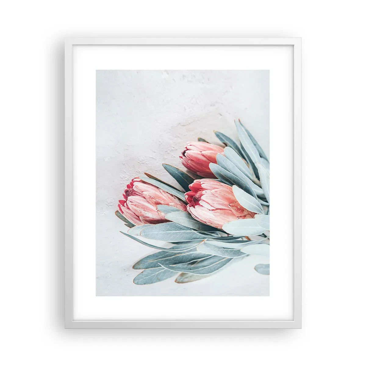 Poster in cornice bianca - Imbarazzati per la propria bellezza - 40x50 cm