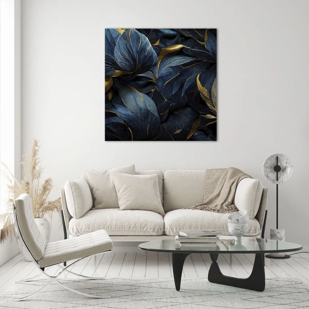 Quadro su vetro - Foderati d'oro - 30x30 cm