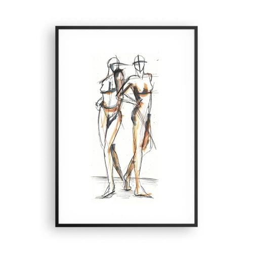 Poster in cornice nera - Studio di armonia - 70x100 cm