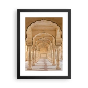 Poster in cornice nera - Nel palazzo del Maragià  - 30x40 cm