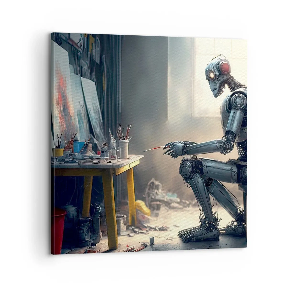 Quadro su tela - Stampe su Tela - Atto creativo - 60x60 cm