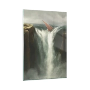 Quadro su vetro - Un avvertimento per la vita - 80x120 cm