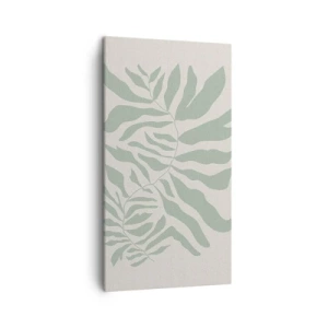 Quadro su tela - Stampe su Tela - Ramo smeraldo - 45x80 cm