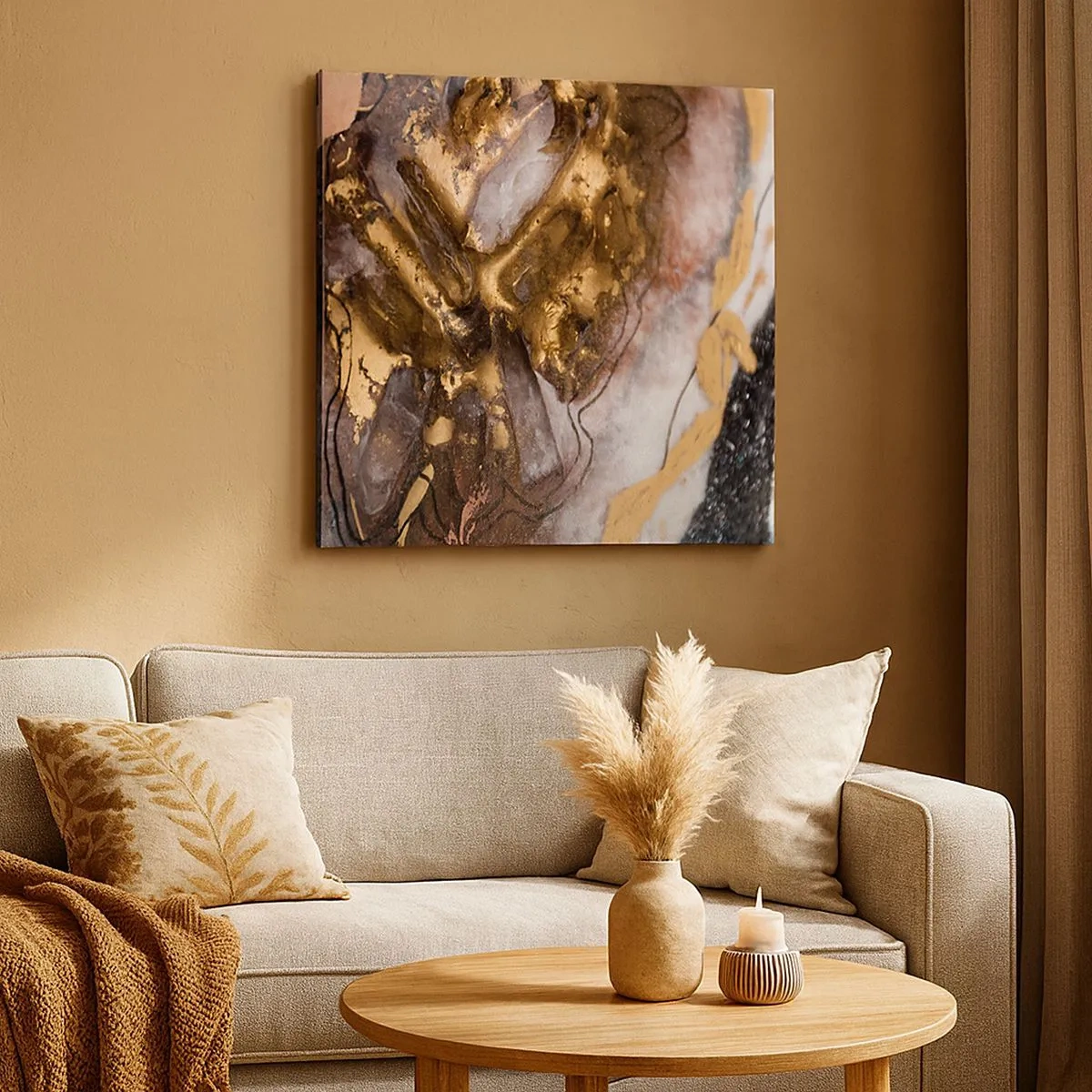 Quadro su tela - Stampe su Tela - L'elemento della terra - 30x30 cm