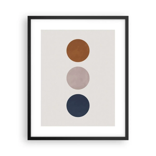 Poster in cornice nera - Simbolo di perfezione - 40x50 cm