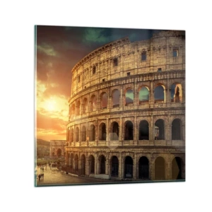 Quadro su vetro - Impressione colossale - 50x50 cm