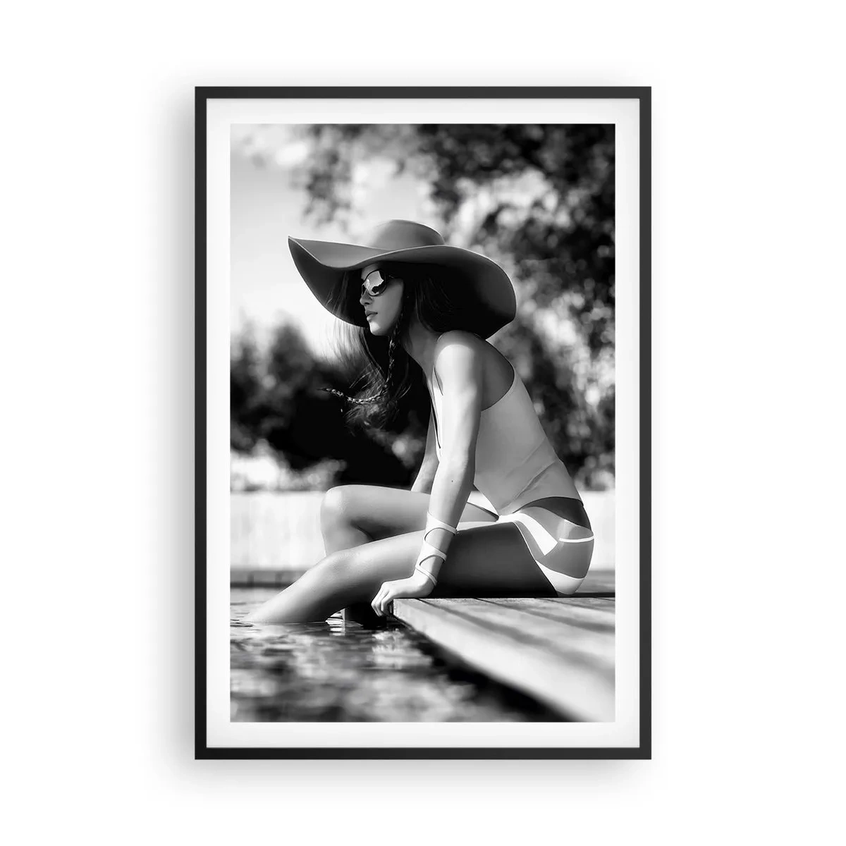 Poster in cornice nera - Sogno estivo - 61x91 cm