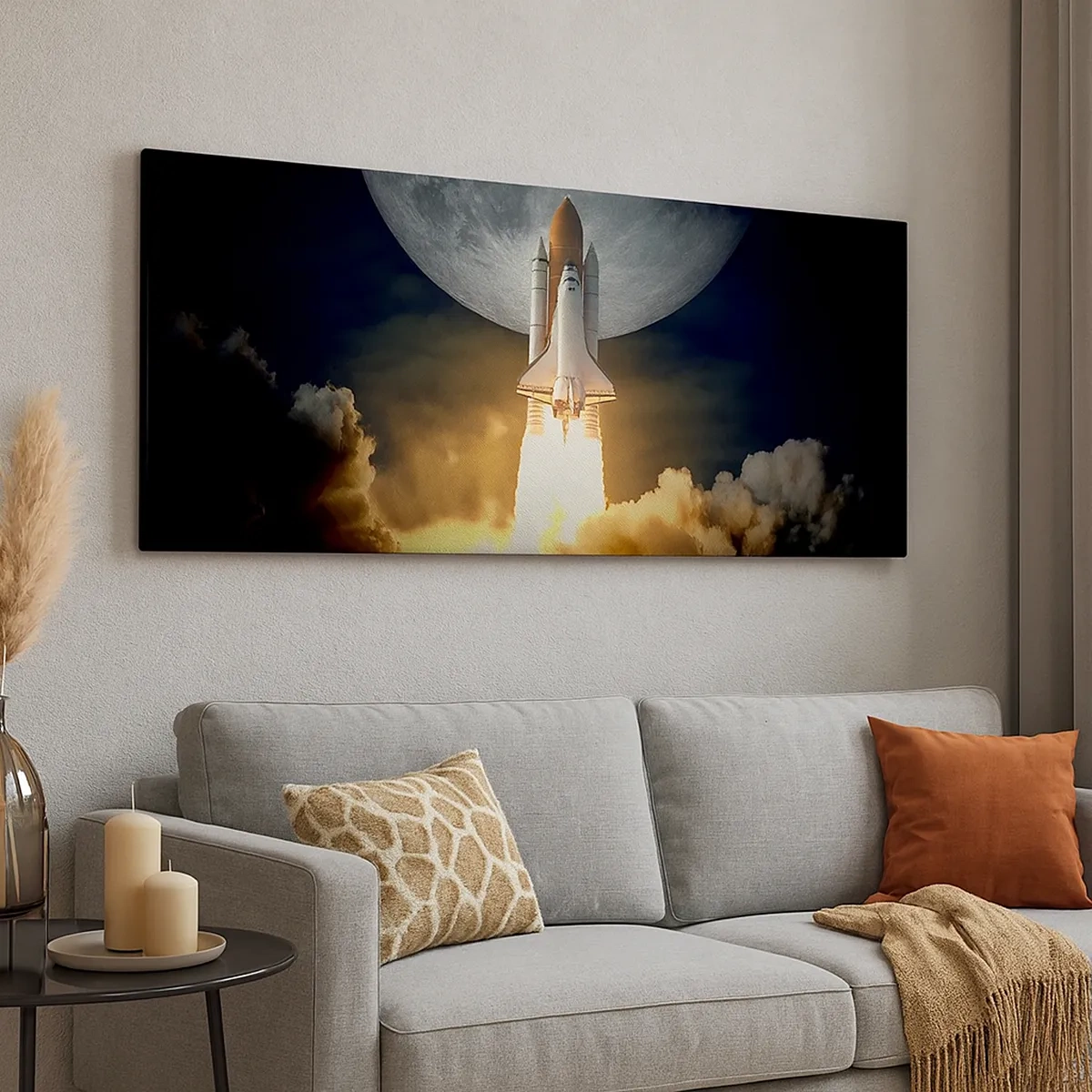 Quadro su tela - Stampe su Tela - L'inizio di un'avventura spaziale - 30x30 cm